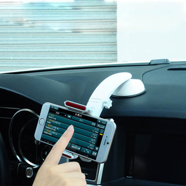 Strong Sucker 3 in 1 Clip-on Phone Holder - Car Wind Shield and Dashboard Phone Stand for iPhone 8 X - Ideal Cell Phone Holder for Safe Driving - Shopsta EU